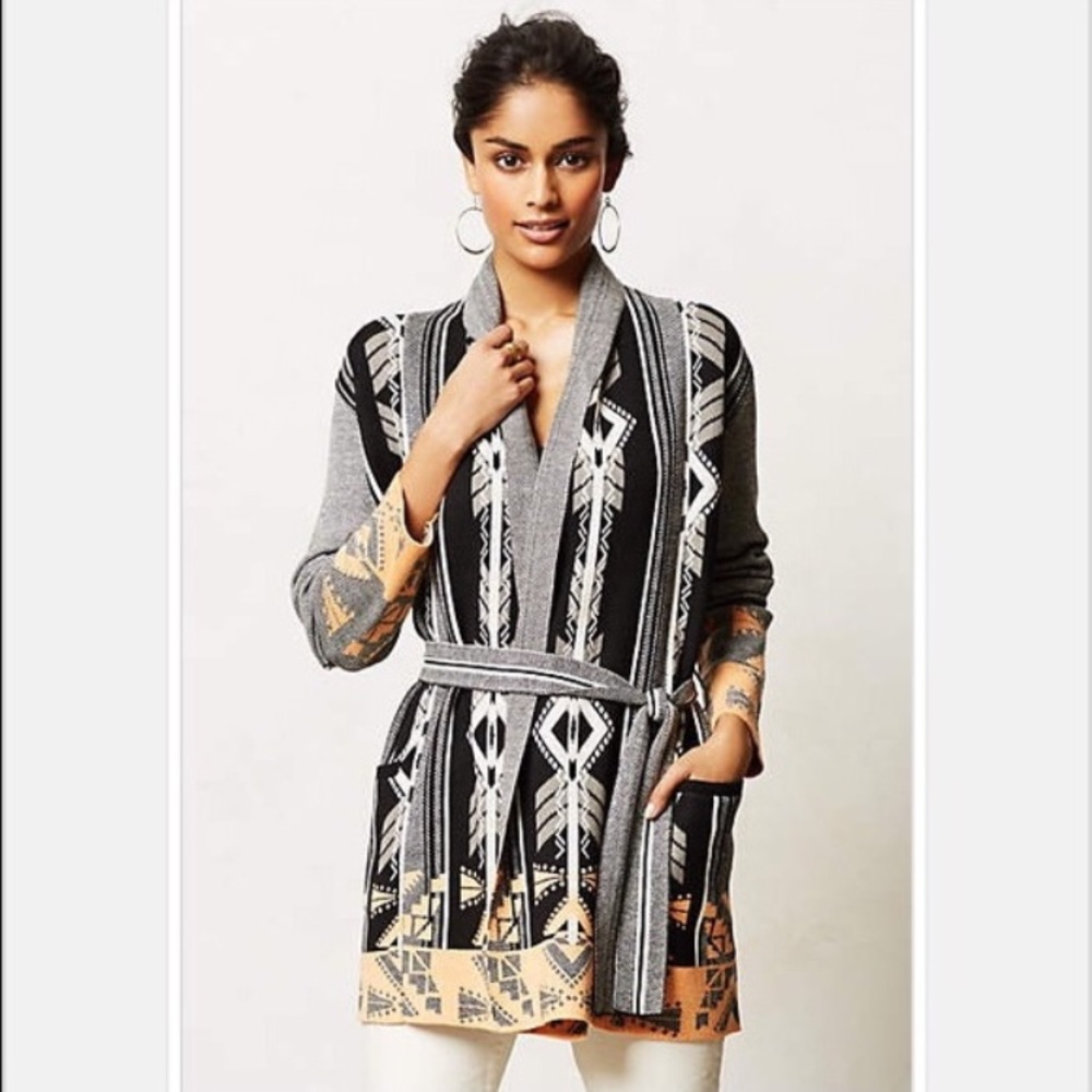 Konrad and Joseph Geometric Robe Cardigan XS